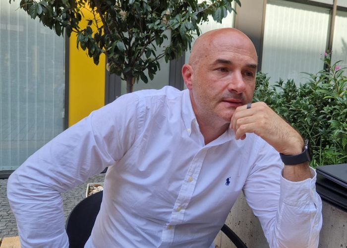Podnikatel Pavel Hájek při rozhovoru pro MediaGuru.cz. Foto: Lukáš Polák