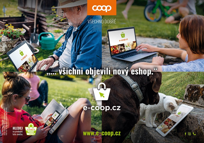 Od května v pilotním provozu, nyní již naostro začíná fungovat E-COOP online prodej potravin, zdroj: COOP